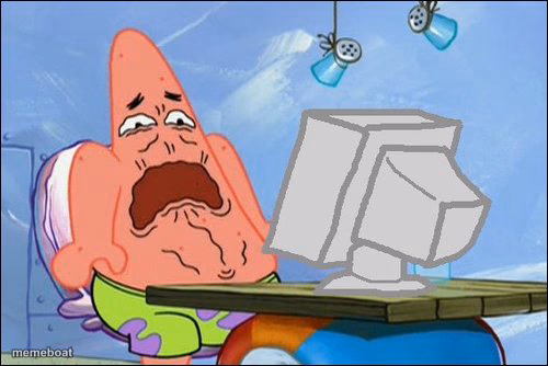 Patrick Star cringing - meme generator image preview