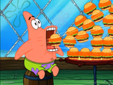 patrick star eat