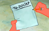 patrick to do list actually blank
