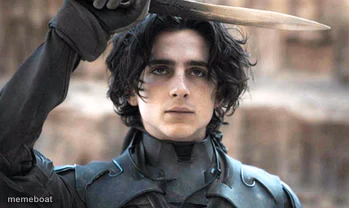 Paul Atreides Salute - meme generator image preview