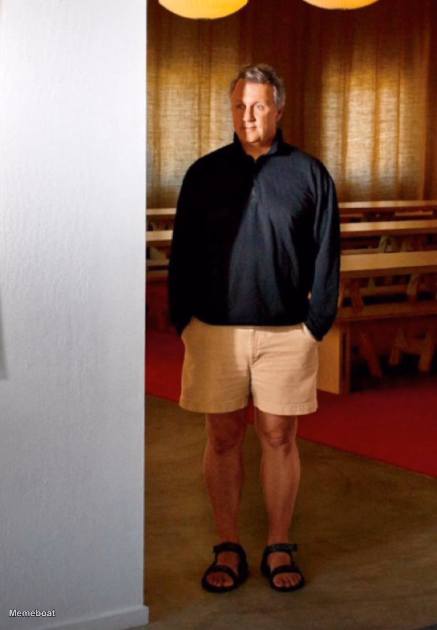 Paul Graham in Shorts and Sandals - meme generator image preview