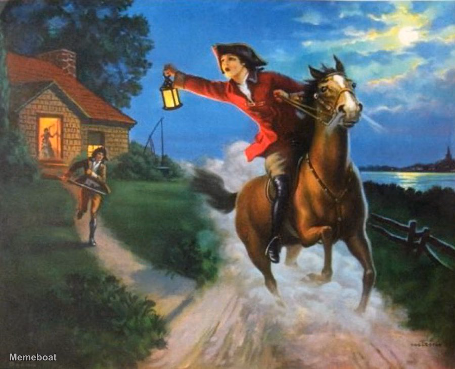 Paul Revere Breaking the News - meme generator image preview