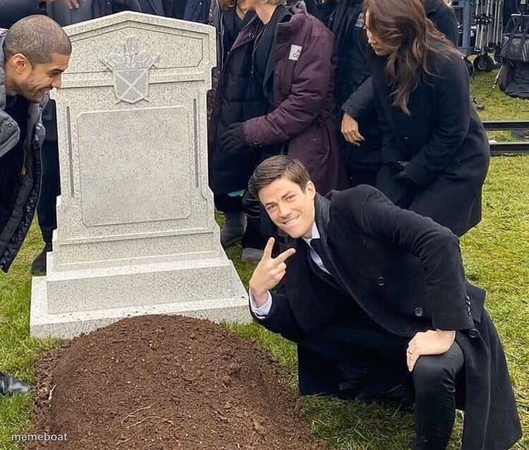 Peace sign tombstone - meme generator image preview