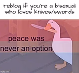 Peace was never an option for us