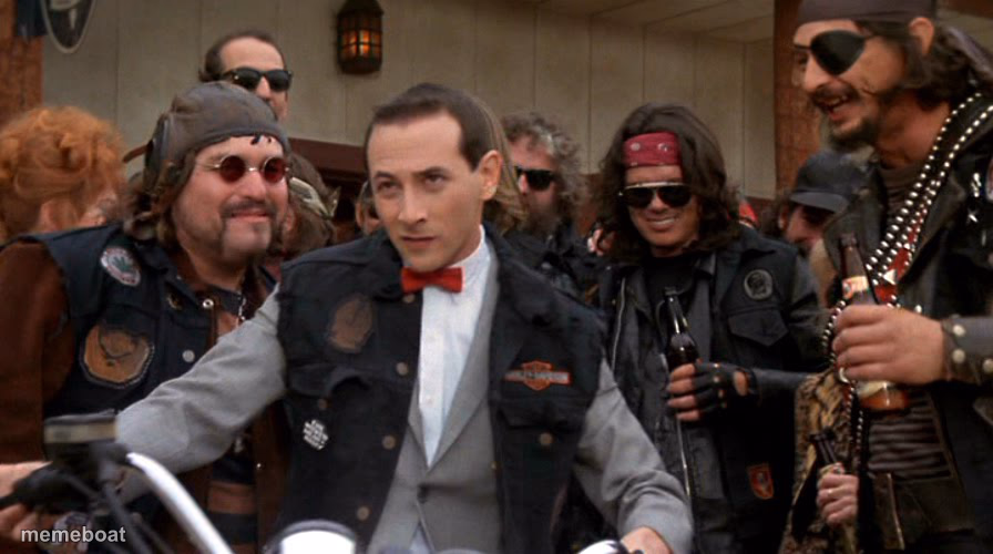 Pee Wee biker - meme generator image preview