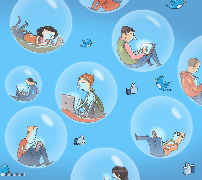 People In Bubbles - meme generator image preview