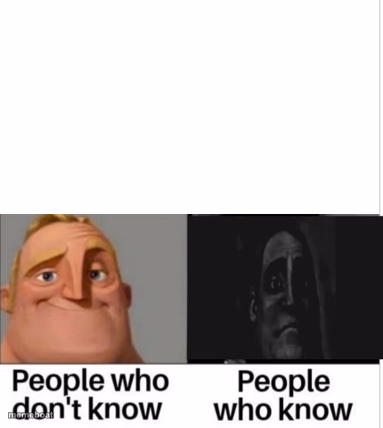 People who do Dont or do know Sad edition - meme generator image preview