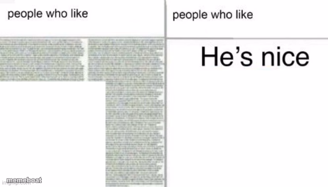 People who like X vs. people who like Y - meme generator image preview