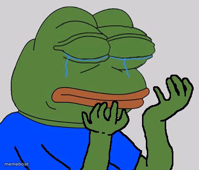 pepe cry - meme generator image preview