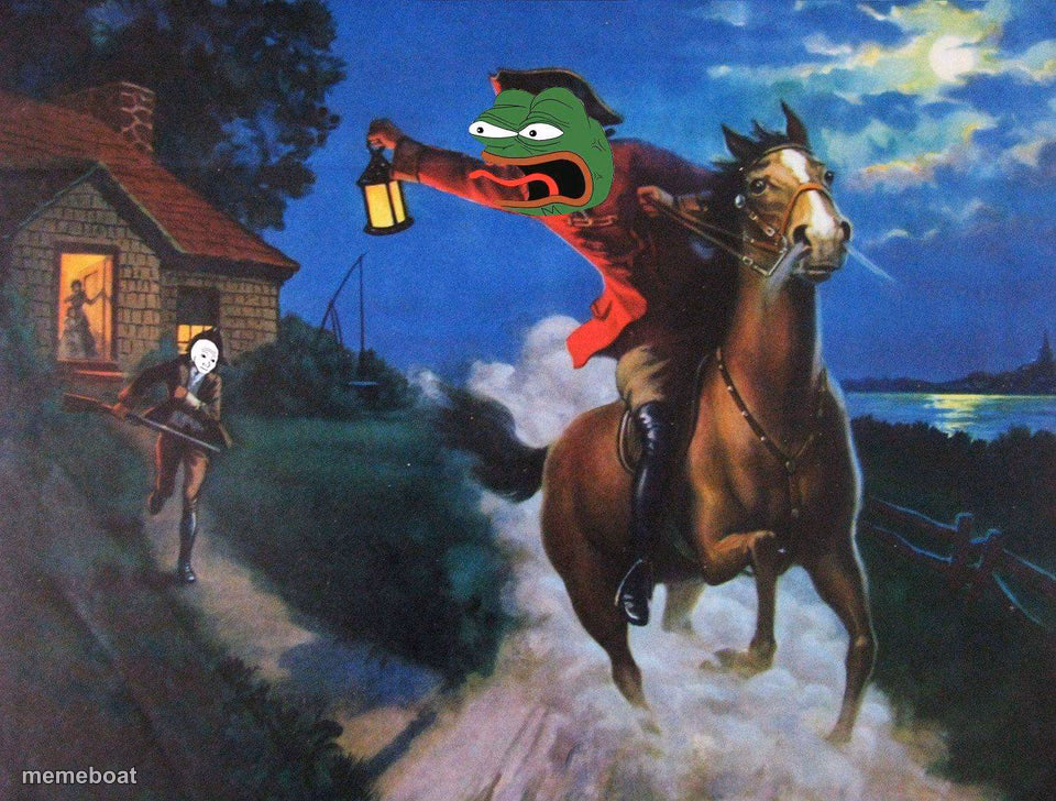 pepe paul revere - meme generator image preview