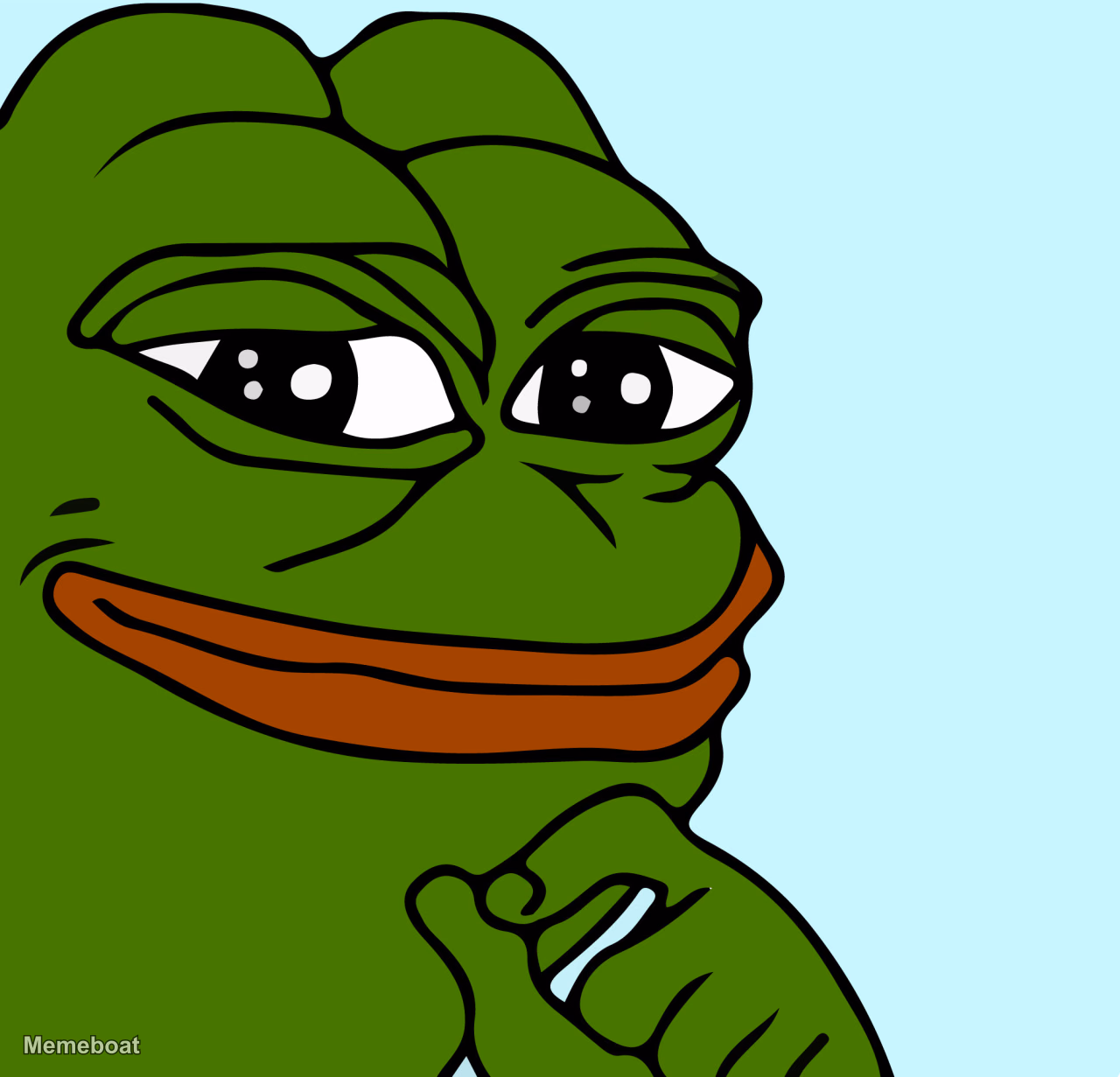 Pepe Smirk - meme generator image preview