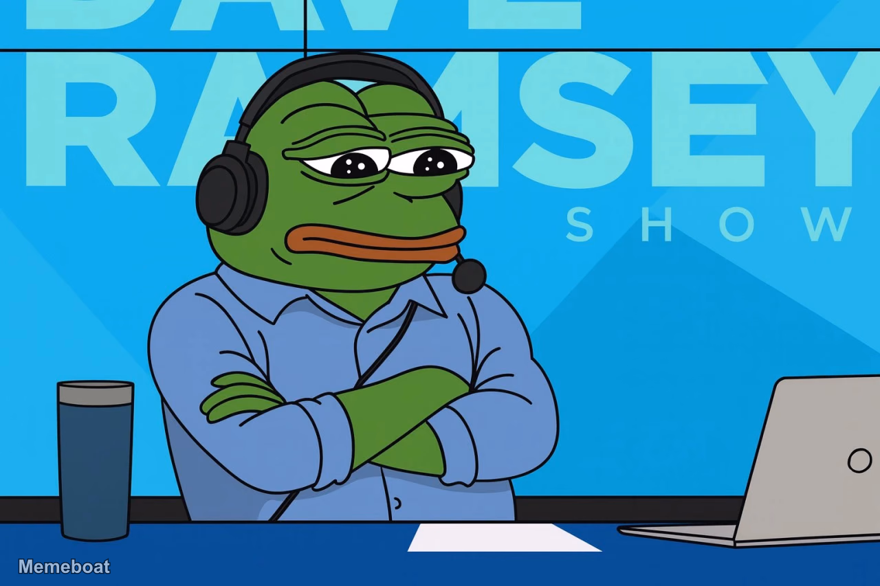 Pepe the Frog as Dave Ramsey - That's Right Dave - meme generator image preview