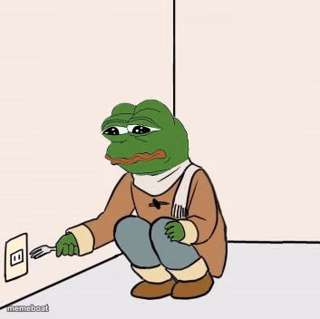 Pepe the frog Fork - meme generator image preview