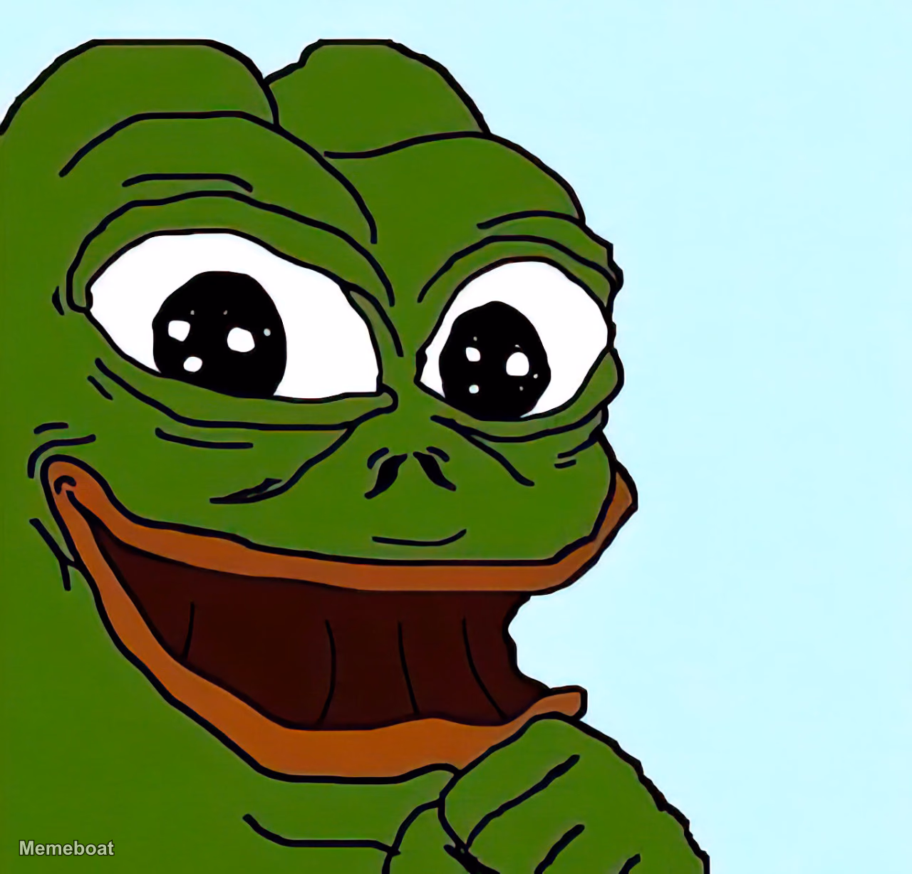 Pepe the Frog Nodding - meme generator image preview