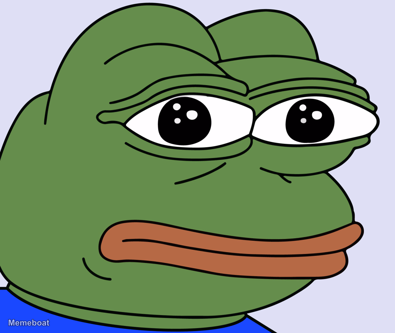 Pepe the Frog Tired - meme generator image preview