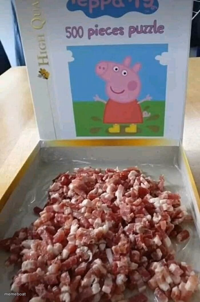Peppa Pig puzzle - meme generator image preview