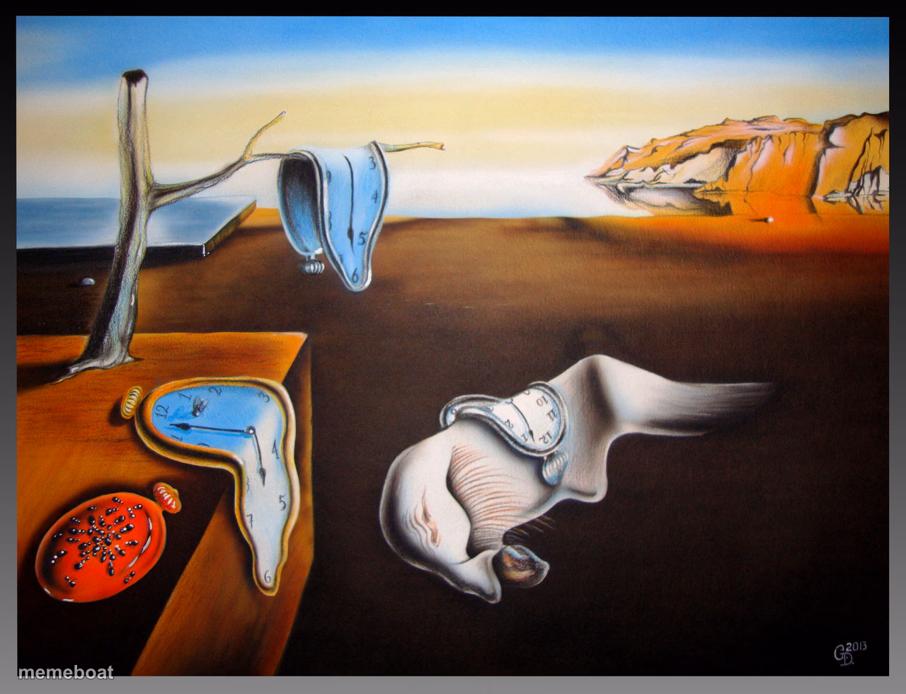 Persistence of Memory - meme generator image preview