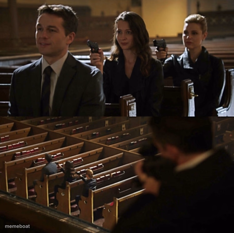 Person of Interest Church Scene - meme generator image preview