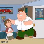 peter griffin beats up kyle - meme generator image preview
