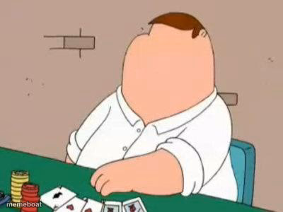 Peter Griffin Poker Face - meme generator image preview