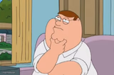 peter griffin thinking