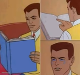 Peter Parker Reading Book & Crying