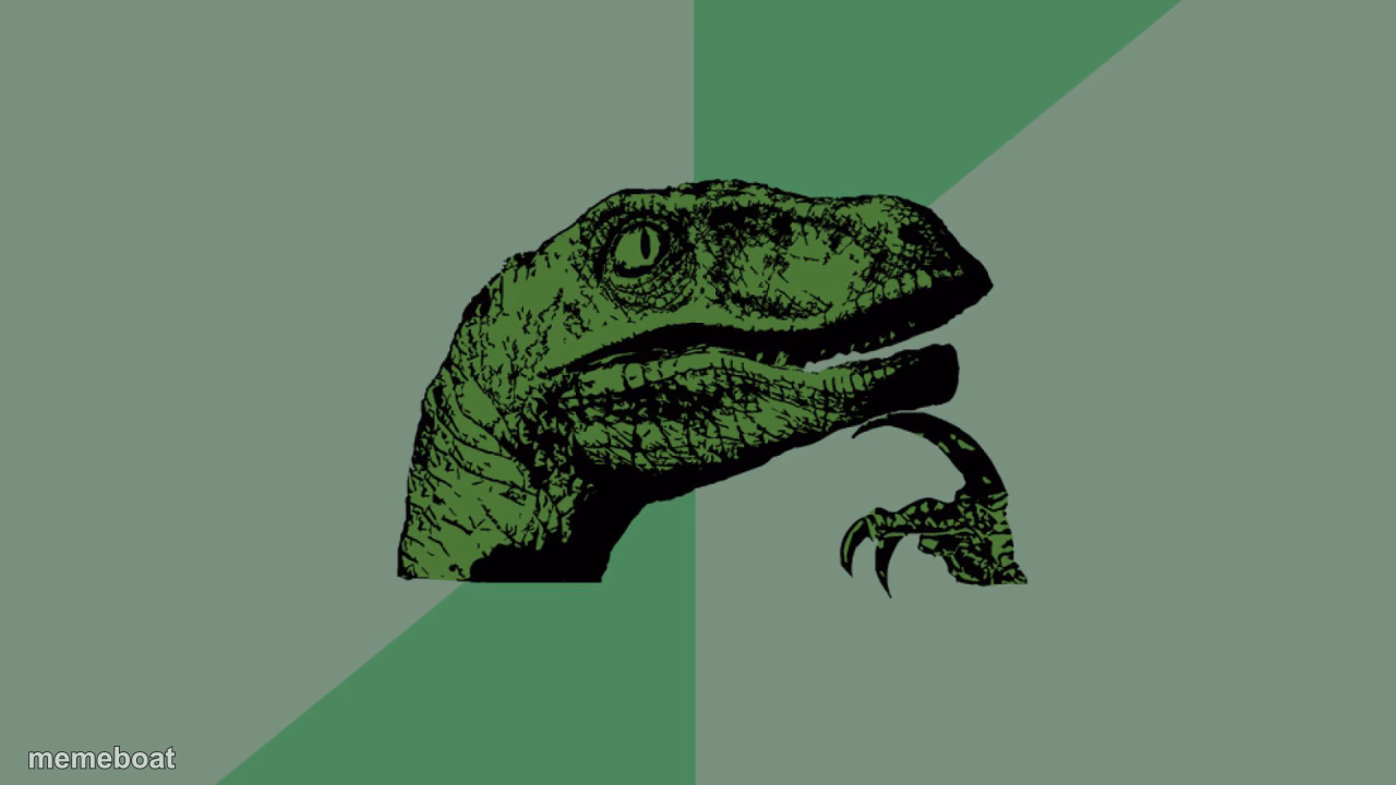 Philosophy Dinosaur - meme generator image preview