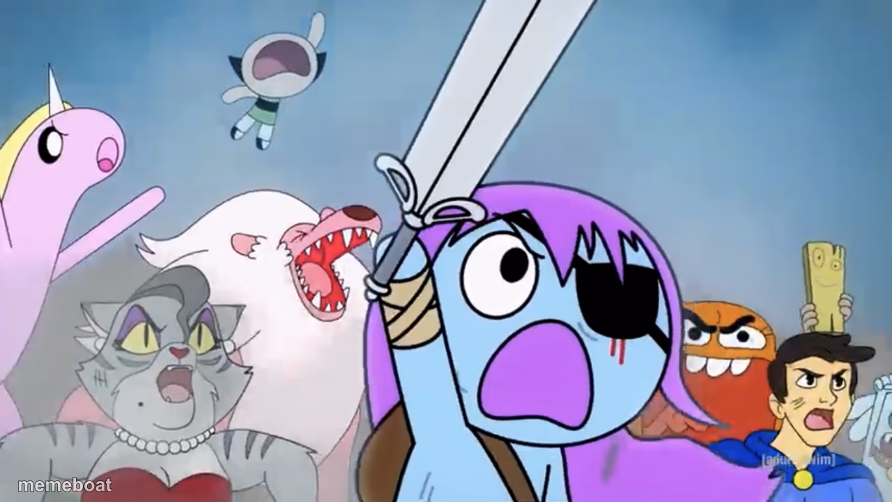 Pibby and everyone prepare to battle - meme generator image preview