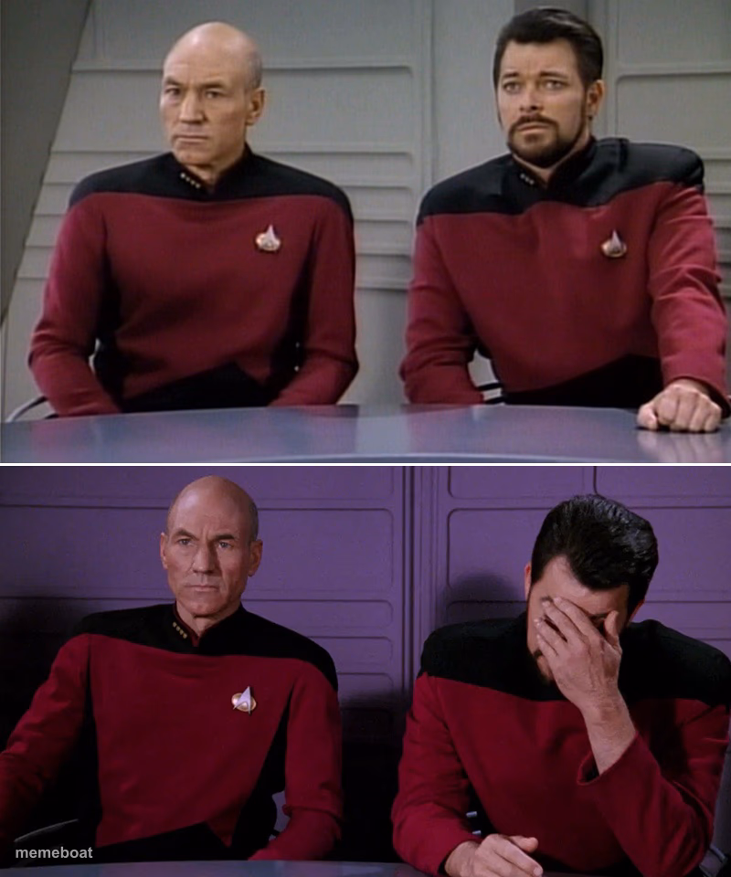 Picard Riker - meme generator image preview