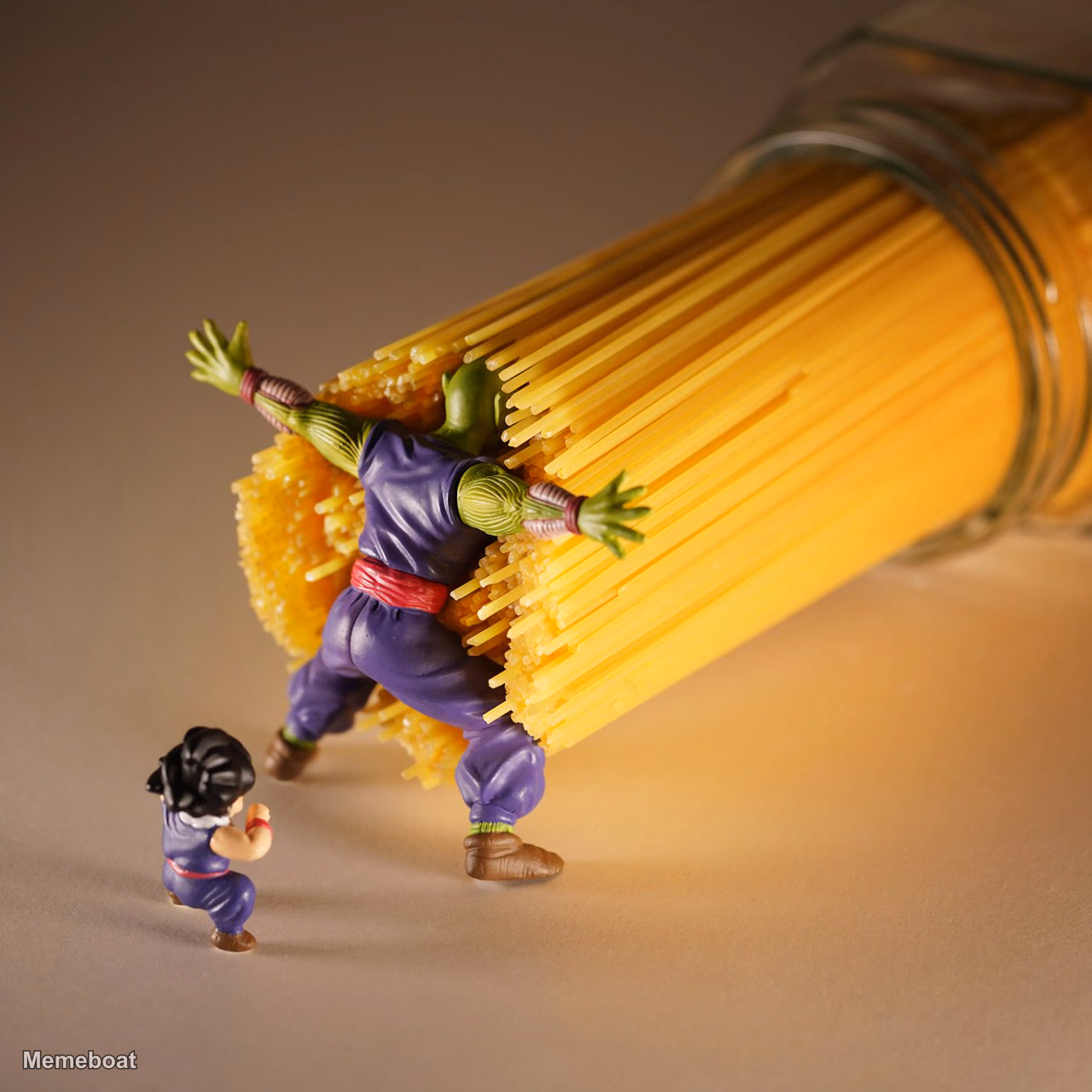 Piccolo vs. Spaghetti - meme generator image preview