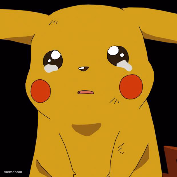 Pikachu crying - meme generator image preview