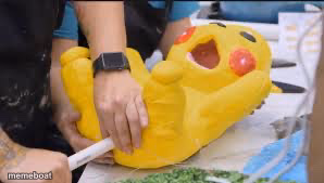 Pikachu food network - meme generator image preview