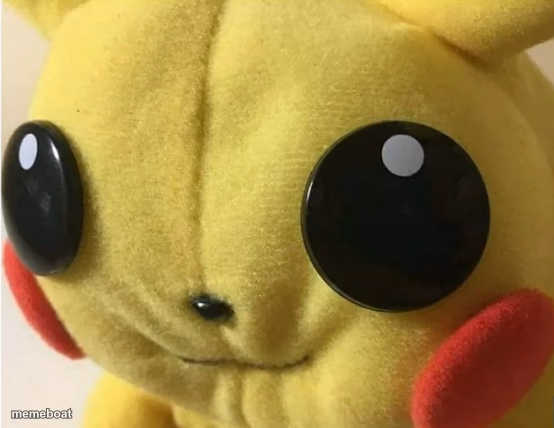 Pikachu Holding Laugh - meme generator image preview