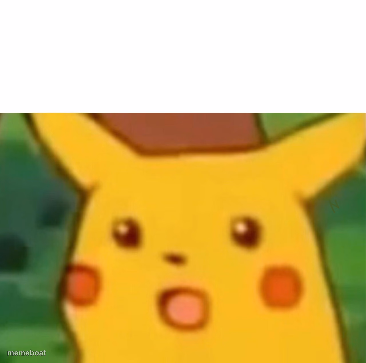 Pikachu Surprised - meme generator image preview