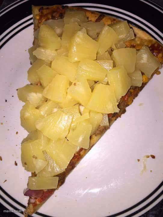 Pineapple pizza - meme generator image preview