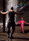 pink guy vs bane