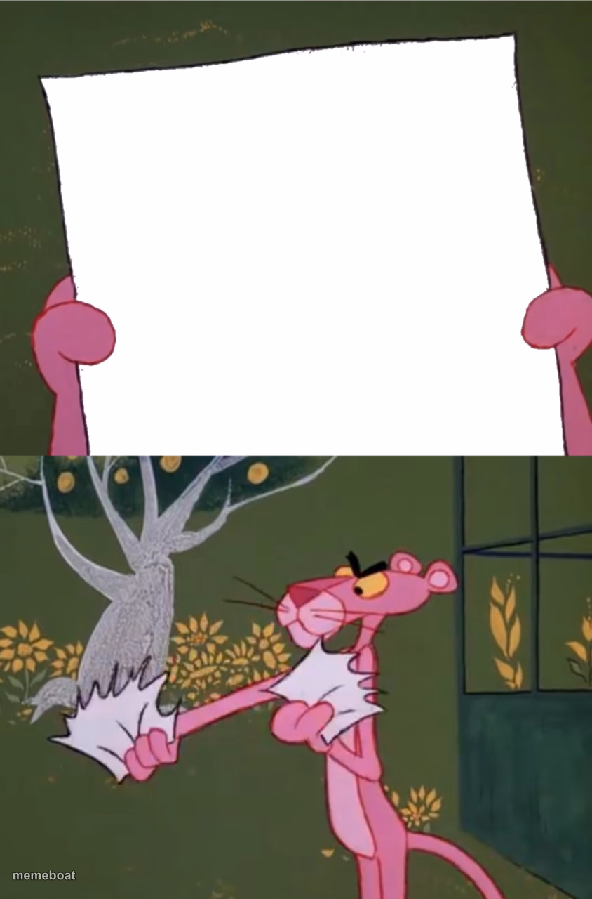 pink panther hates meme who? - meme generator image preview