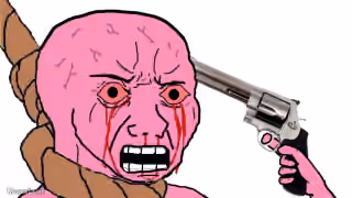 Pink Wojak Gun to Head