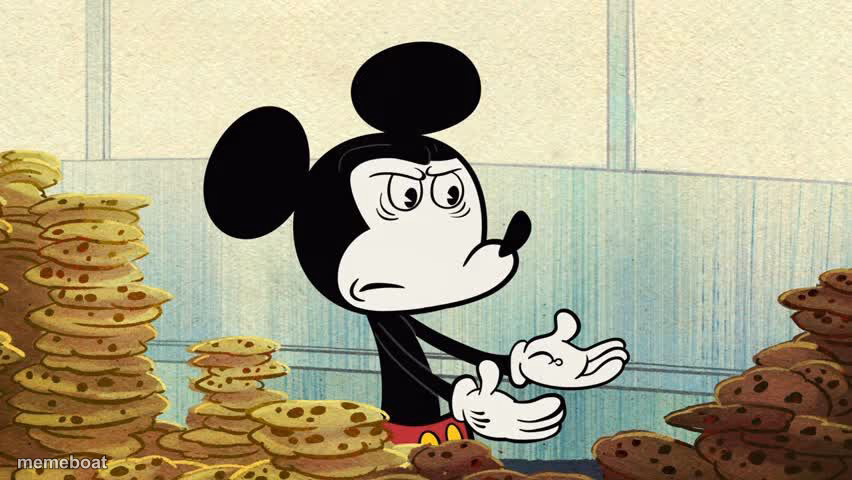 Pissed off mickey - meme generator image preview