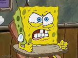 Pissed off spongebob