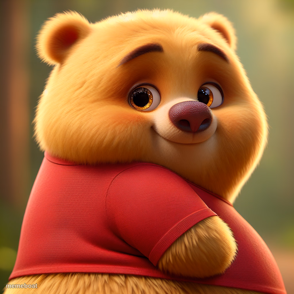 Pixar Winnie - meme generator image preview