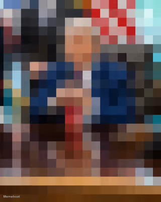 Pixelated Trump