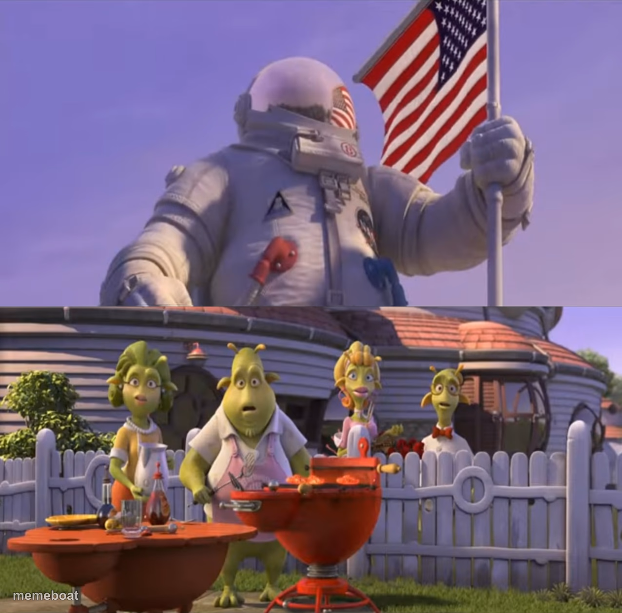 Planet 51 Shocked - meme generator image preview