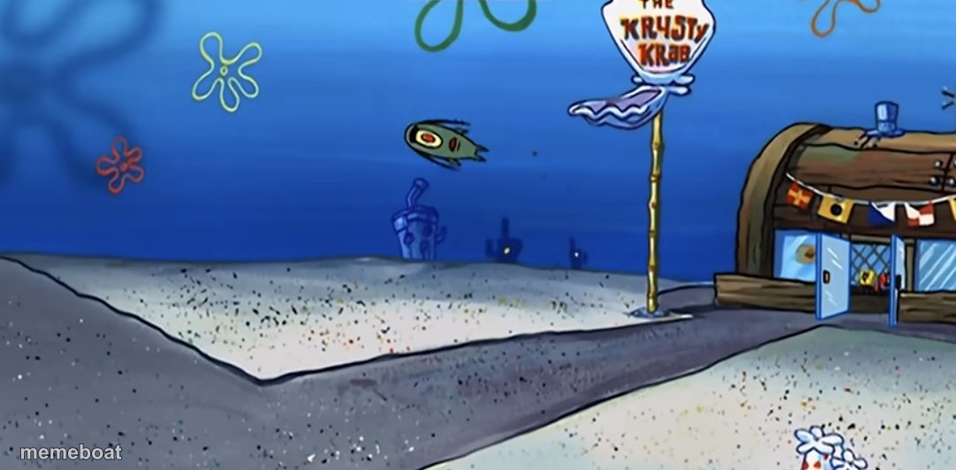 Plankton kicked out - meme generator image preview