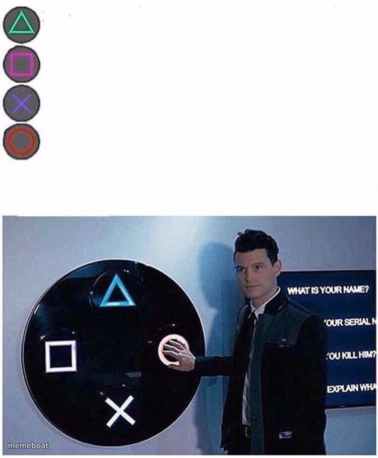 PlayStation button choices - meme generator image preview