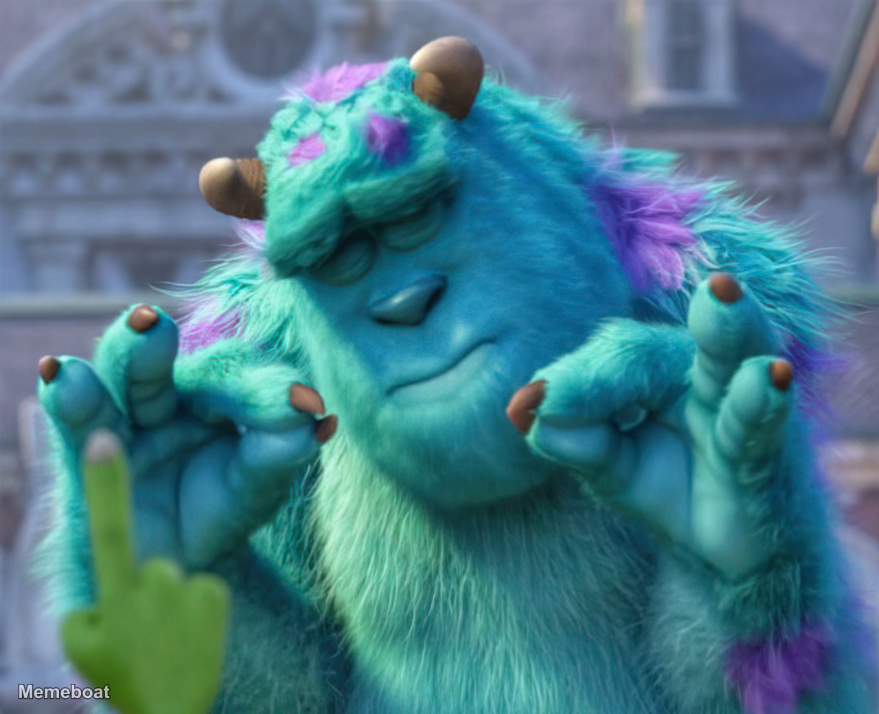 Pleased Sully - meme generator image preview