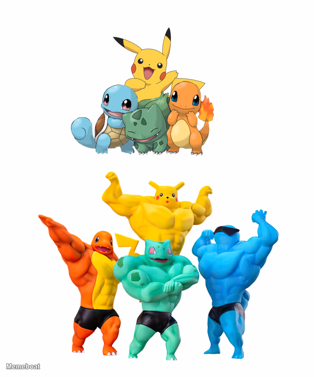 Pokémon Chad Swole - meme generator image preview