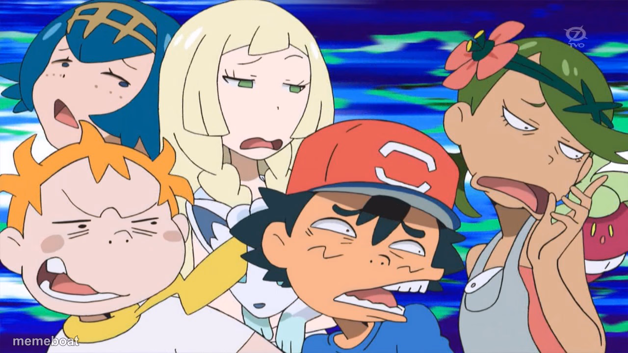 Pokémon sun and moon anime|Pun is lame - meme generator image preview