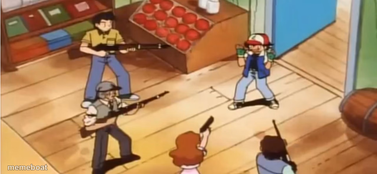 Pokémon with Guns - meme generator image preview