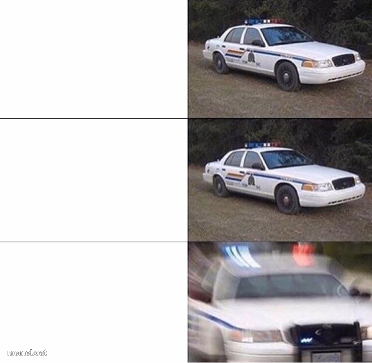 Police Car - meme generator image preview